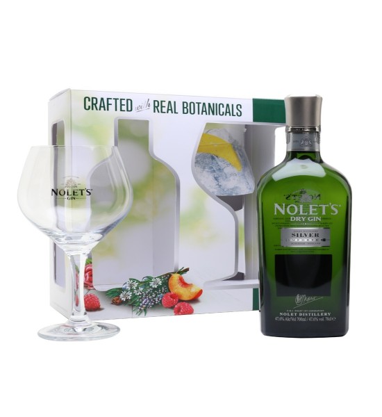 Nolet's Silver Dry Gift Set Gin 0.7L - 2