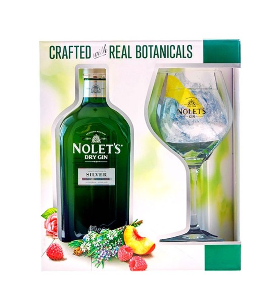 Nolet's Silver Dry Gift Set Gin 0.7L - 1