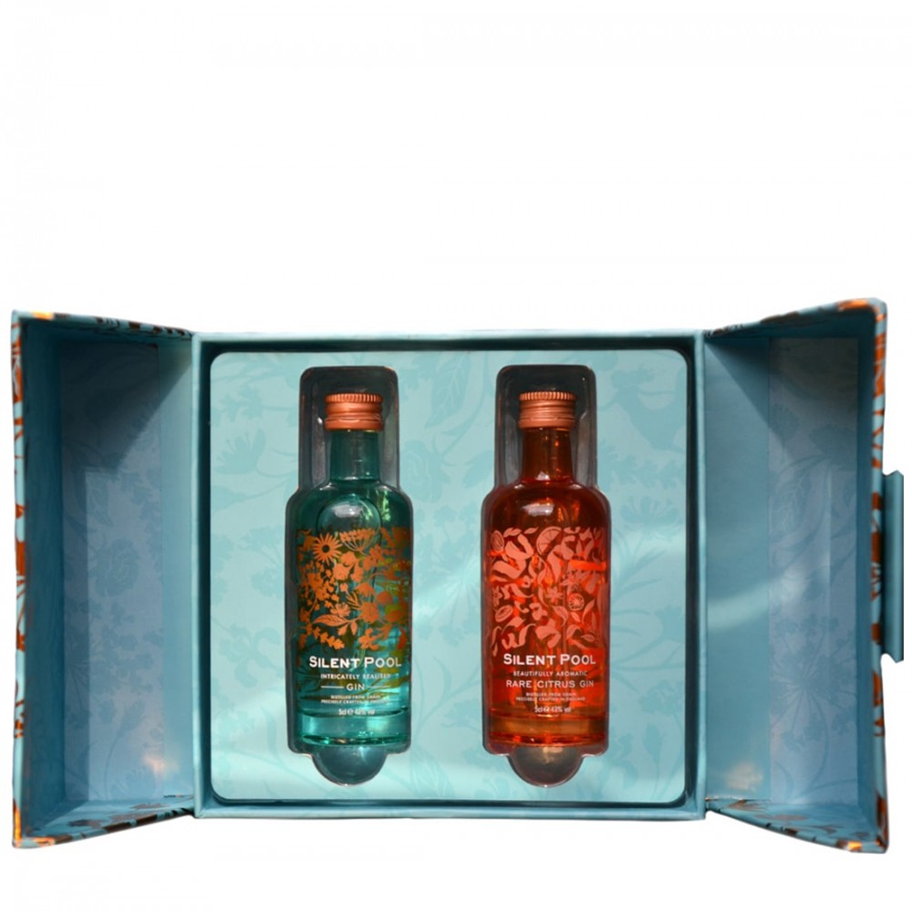 Silent Pool Gin Gift Set 2 sticle x 0.05L Silent Pool Gin Gift Set 2 sticle x 0.05L