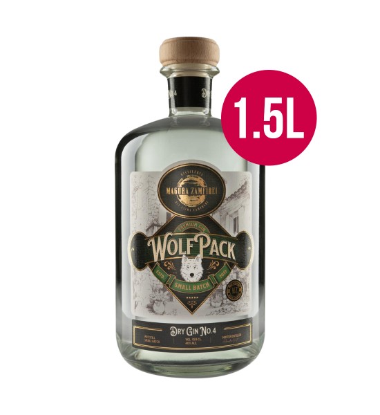 Magura Zamfirei Wolfpack Small Batch No4 Dry Gin 1.5L - 1