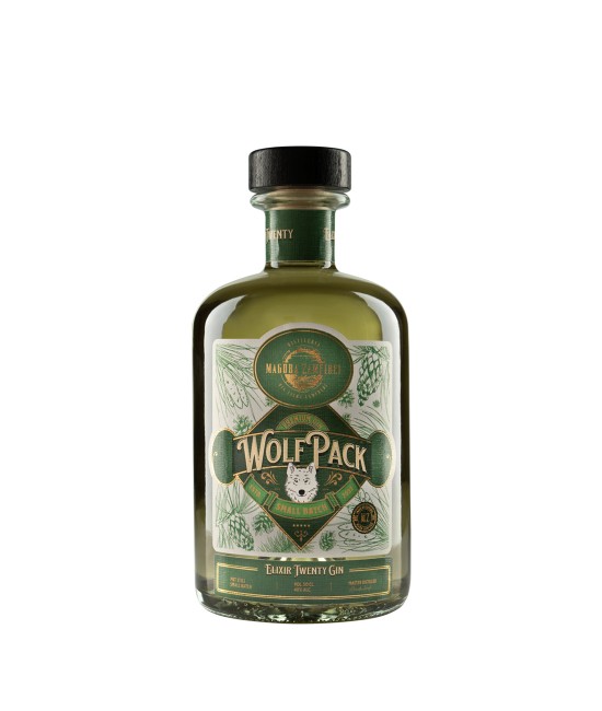 Magura Zamfirei Wolfpack Small Batch Elixir Twenty Gin 0.5L GIN - Magura Zamfirei Wolfpack Small Batch Elixir Twenty Gin 0.5L