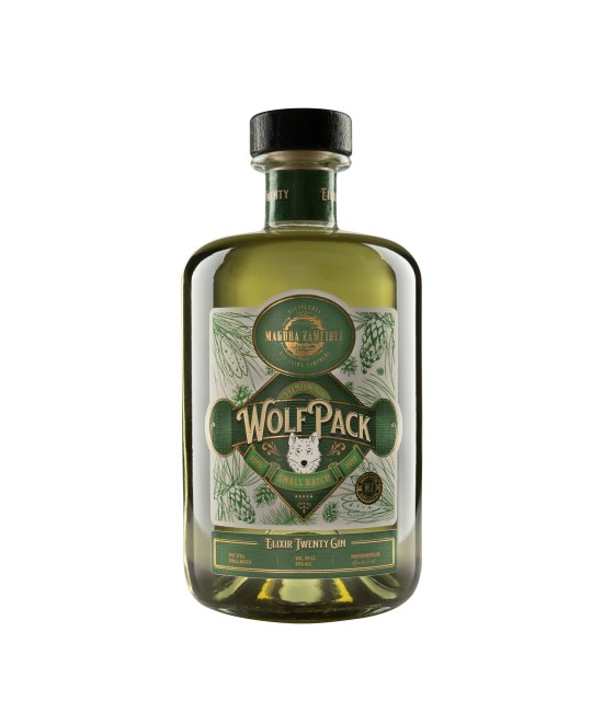 Magura Zamfirei Wolfpack Small Batch Elixir Twenty Gin 0.7L GIN - Magura Zamfirei Wolfpack Small Batch Elixir Twenty Gin 0.7L