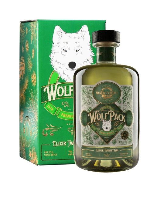 Magura Zamfirei Wolfpack Small Batch Elixir Twenty Gin Cutie 0.7L GIN - Magura Zamfirei Wolfpack Small Batch Elixir Twenty Gin Cutie 0.7L