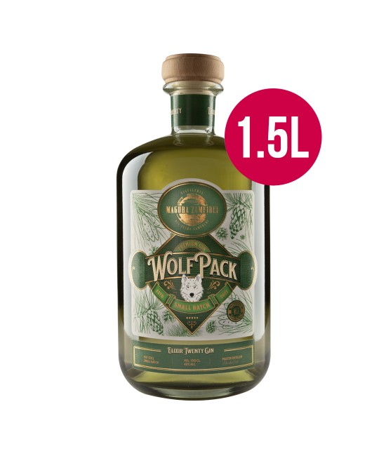 Magura Zamfirei Wolfpack Small Batch Elixir Twenty Gin Magnum 1.5L GIN - Magura Zamfirei Wolfpack Small Batch Elixir Twenty Gin Magnum 1.5L