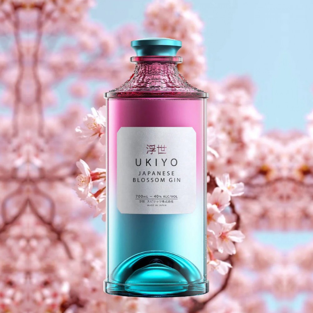 Ukiyo Japanese Blossom Gin 0.7L Ukiyo Japanese Blossom Gin 0.7L