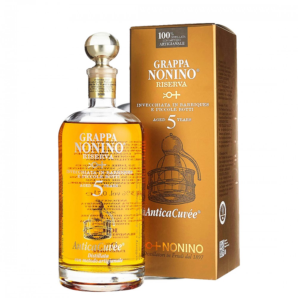 Nonino Antica Cuvee Riserva Di Nonino In Barriques 5 Ani Grappa 0.7L