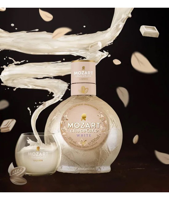 Mozart White Chocolate Vanilla Cream Lichior 0.5L Mozart White Chocolate Vanilla Cream Lichior 0.5L