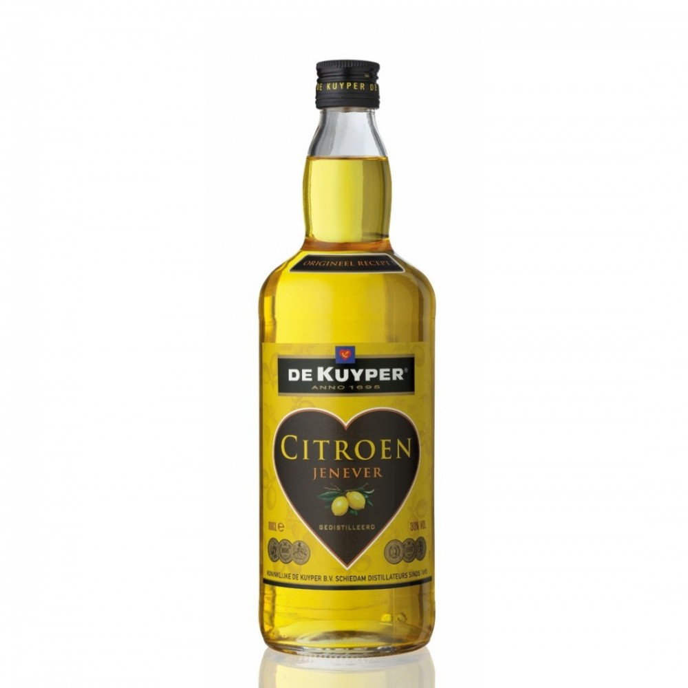 De Kuyper Citroen Jenever Lichior 1L De Kuyper Citroen Jenever Lichior 1L