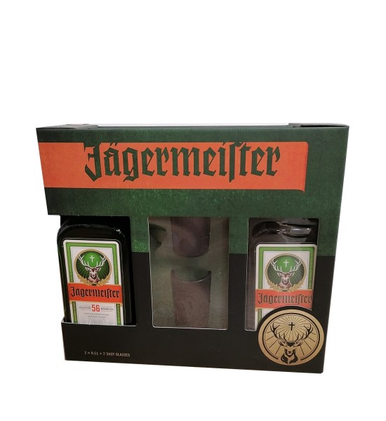 Jagermeister Bitter Gift Set 2 sticle x 0.5L - 1