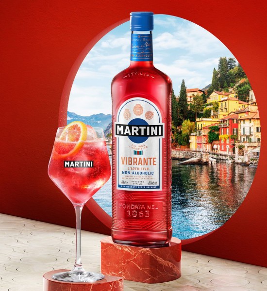 Martini Vibrante Non-Alcoolic Aperitiv 0.75L - 1
