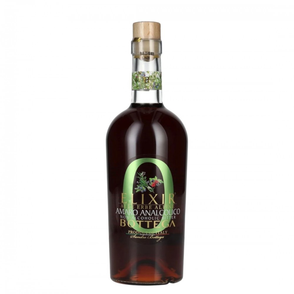 Bottega Elixir Amaro Non Alcoolic Bitter Alternative 0.7L