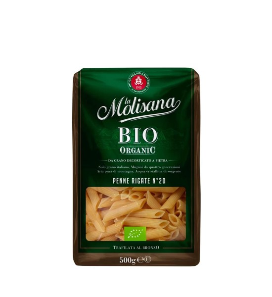 La Molisana no20 Penne Rigate Bio Organic 500g - 1