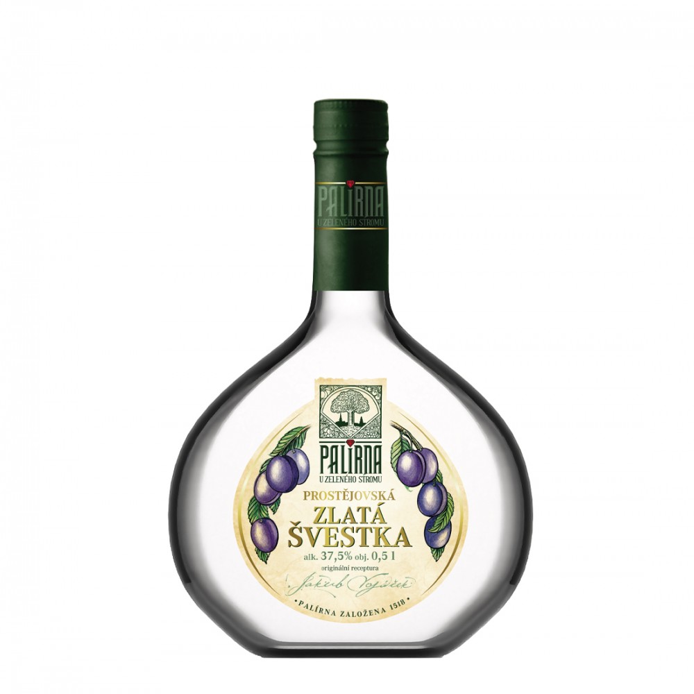 Prostejovska Zlata Svestka Blended Golden Plum Rachiu 0.5L