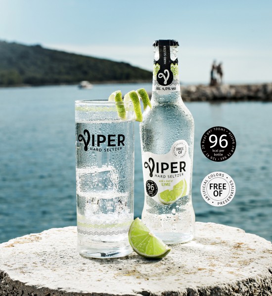 Viper Hard Seltzer Lime 0.33L - 1