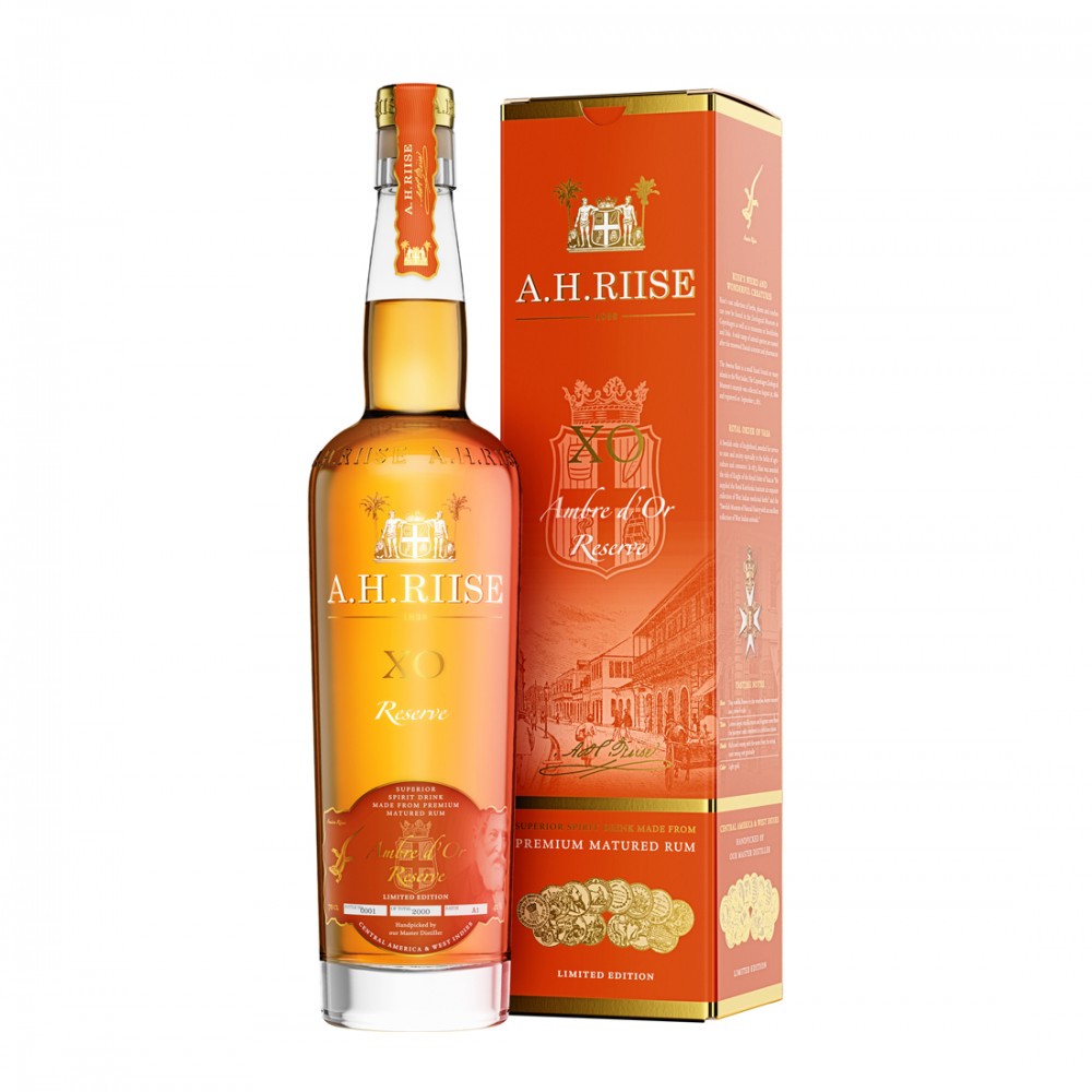 A.H.Riise Ambre D'or Reserve XO Rom 0.7L A.H.Riise Ambre D'or Reserve XO Rom 0.7L