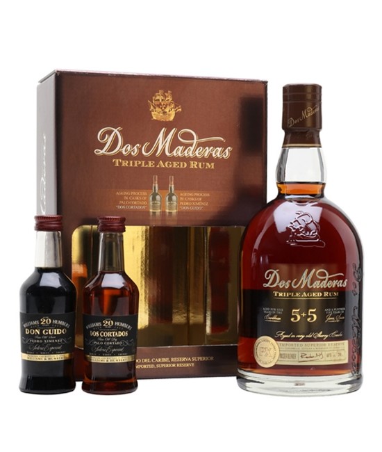 Dos Maderas Tasting Kit Rom 3 sticle 0.9L Dos Maderas Tasting Kit Rom 3 sticle 0.9L
