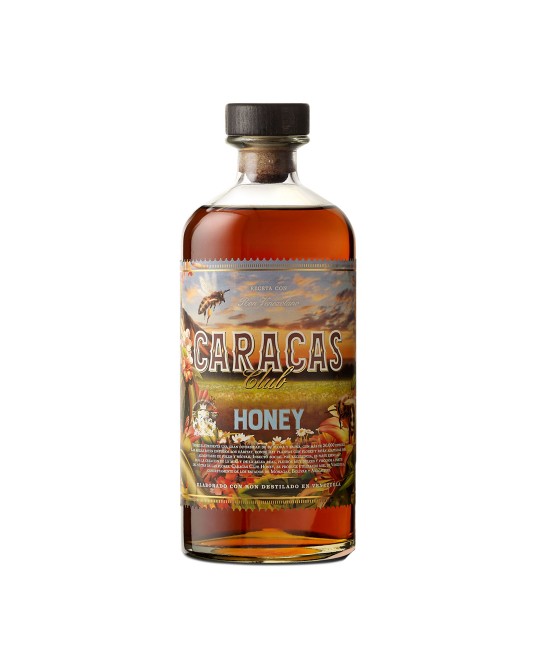 Caracas Club Honey Rom 0.7L LIGHT RUM - Caracas Club Honey Rom 0.7L