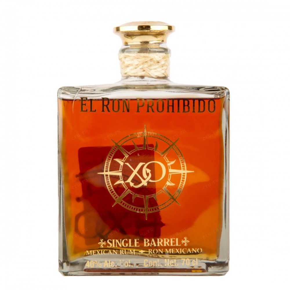 El Ron Prohibido Single Barrel XO Rom 0.7L