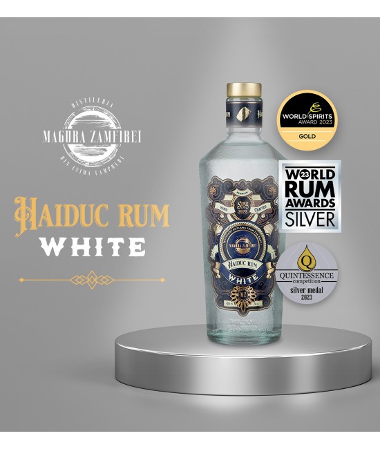 Magura Zamfirei Haiduc Premium Hand Crafted White Rom 0.7L Magura Zamfirei Haiduc Premium Hand Crafted White Rom 0.7L
