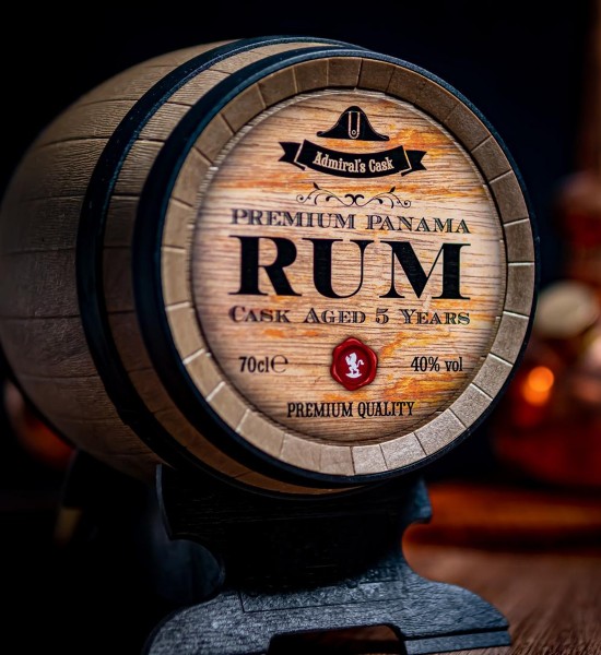 Old St. Andrews Admiral's Cask Rum Barrel 5YO Rom 0.7L - 1