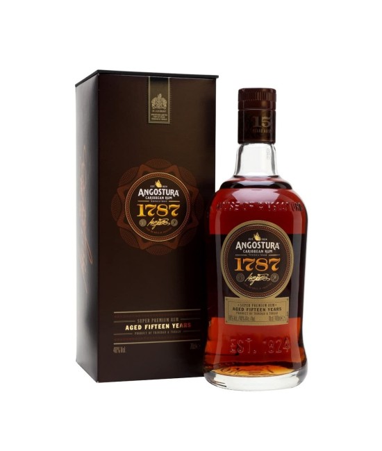 Angostura 1787 Super Premium Dark 15 ani Rom 0.7L PREMIUM RUM - Angostura 1787 Super Premium Dark 15 ani Rom 0.7L