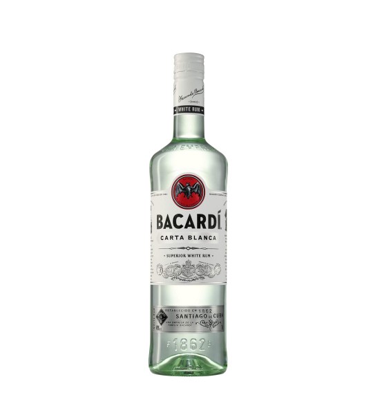 Bacardi Carta Blanca Rom 37.5% 1L - 1