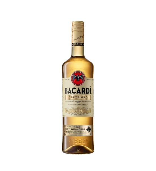 Bacardi Carta Oro 40% Rom 0.7L - 1