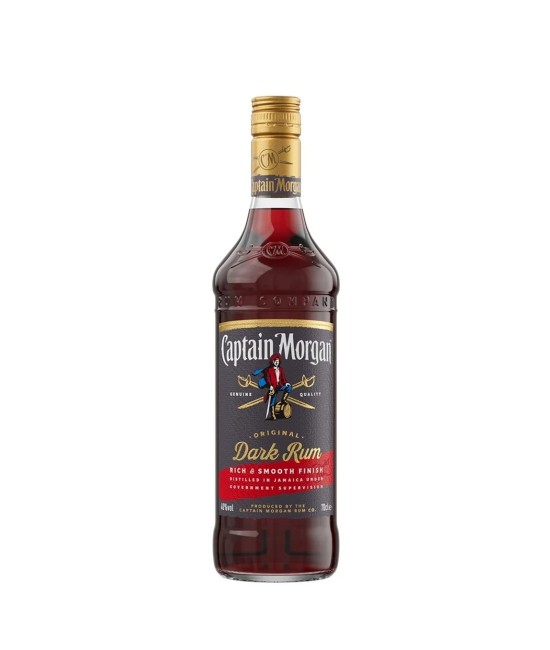 Captain Morgan Dark Rum 0.7L ROM - Captain Morgan Dark Rum 0.7L