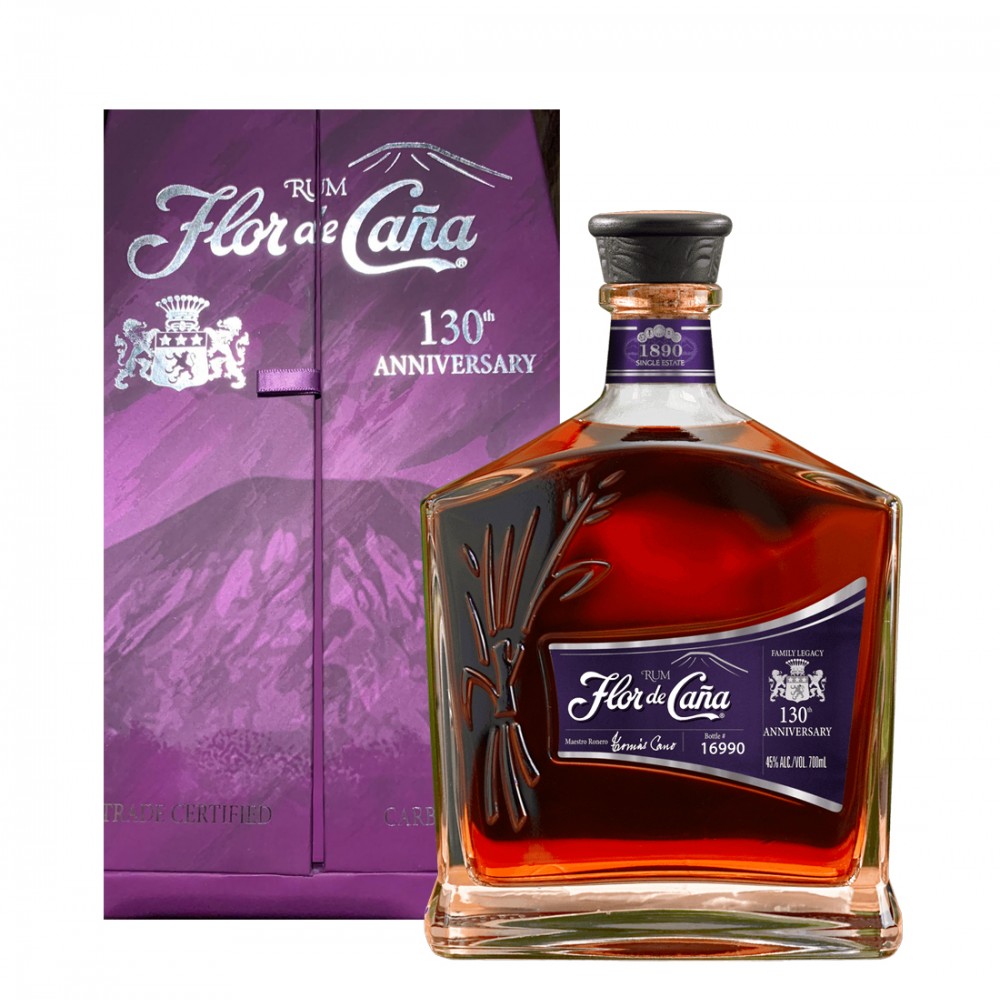 Flor de Cana 130 ani Anniversary Rom 0.7L Flor de Cana 130 ani Anniversary Rom 0.7L