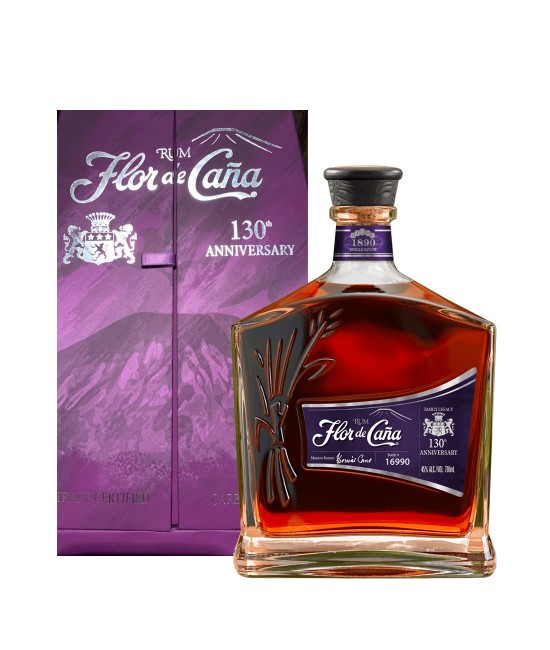Flor de Cana 130 ani Anniversary Rom 0.7L ROM - Flor de Cana 130 ani Anniversary Rom 0.7L