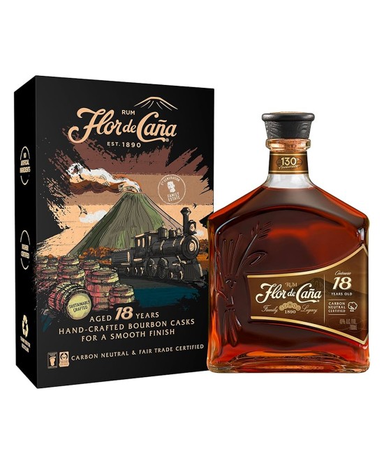 Flor De Cana Centenario 18 ani Rom 0.7L ROM - Flor De Cana Centenario 18 ani Rom 0.7L