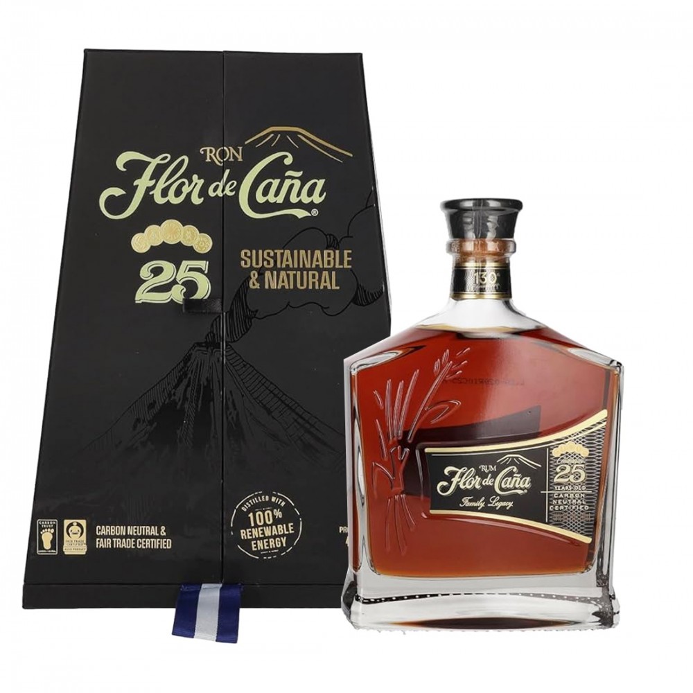 Flor De Cana 25 ani Centenario Rom 0.7L Flor De Cana 25 ani Centenario Rom 0.7L