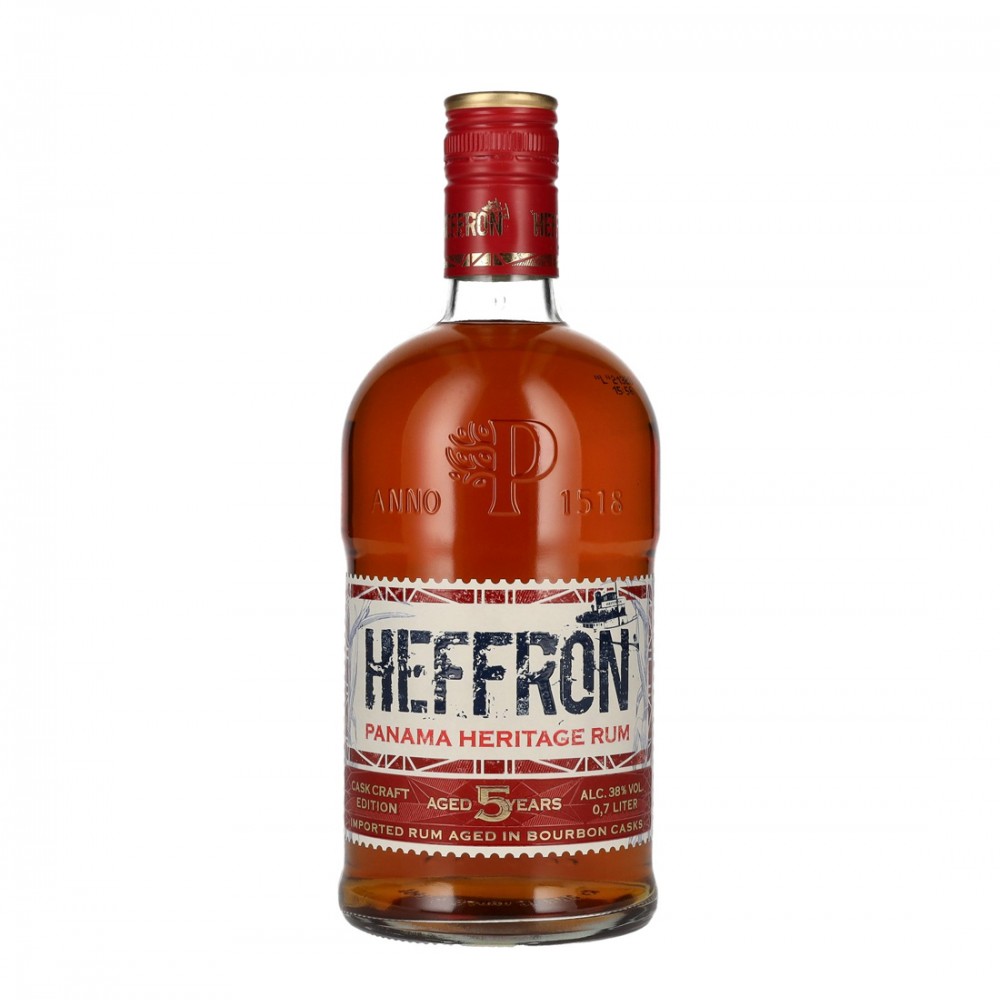 Heffron Panama Heritage - Matured In Bourbon Barrels - 5 ani Rom 0.7L