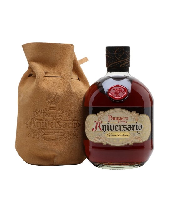 Pampero Aniversario Leather Bag Rom 0.7L ROM - Pampero Aniversario Leather Bag Rom 0.7L