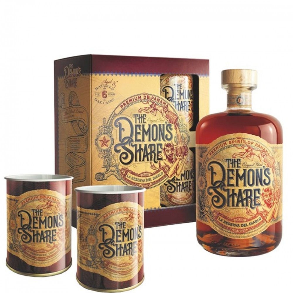 The Demon's Share Rom 6 ani Gift Set 0.7L