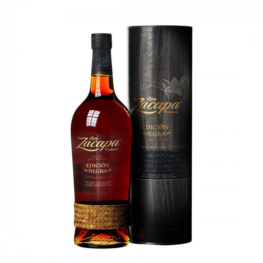 Zacapa Centenario Solera Gran Reserva Edicion Negra Rom 1L Zacapa Centenario Solera Gran Reserva Edicion Negra Rom 1L