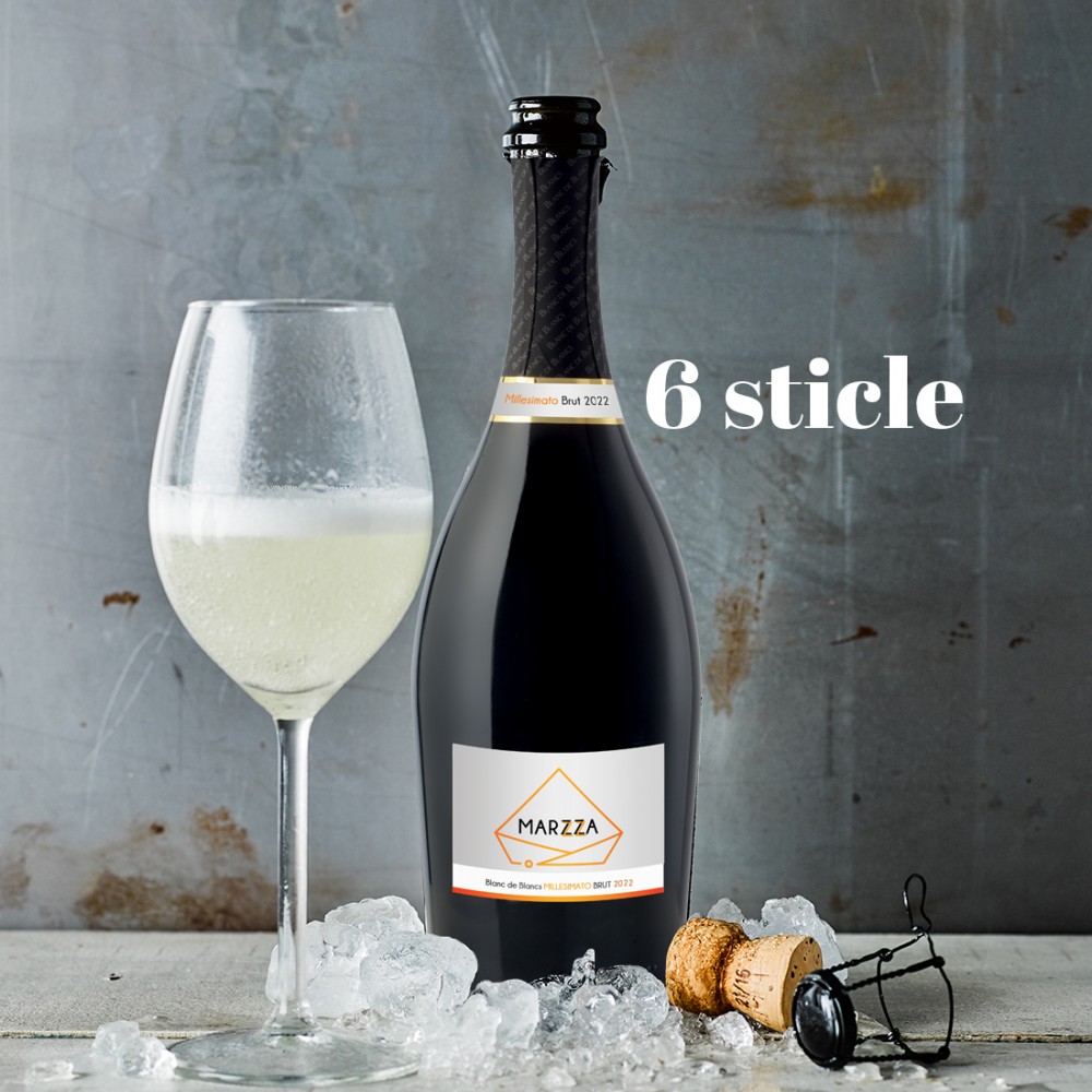 Marzza Millesimato Blanc de Blancs Brut BAX 6 st. x 0.75L Marzza Millesimato Blanc de Blancs Brut BAX 6 st. x 0.75L