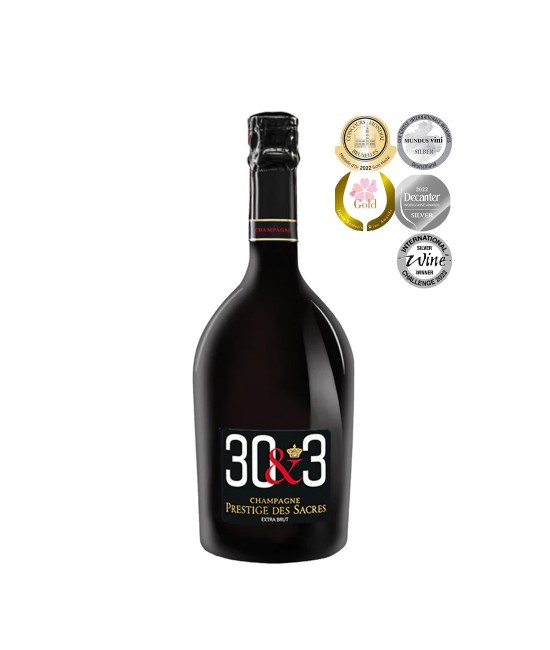 Prestige Des Sacres 30&3 Champagne Extra Brut 0.75L
