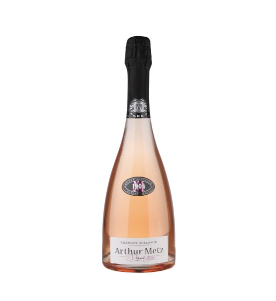 Arthur Metz Cremant d'Alsace Rose Brut 0.75L - 1