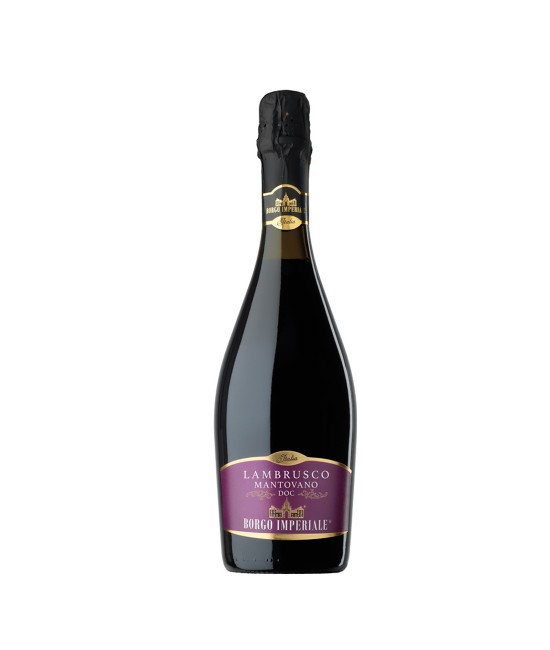 Borgo Imperiale Lambrusco Rosso Mantovano Frizzante Secco DOC 0.75L Borgo Imperiale Lambrusco Rosso Mantovano Frizzante Secco DOC 0.75L