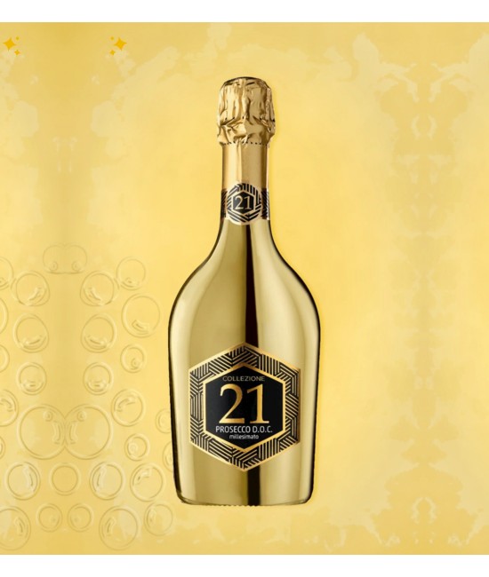 PRODUSE NOI - Collezione 21 Prosecco Millesimato DOC Extra Dry Gold 0.75L
