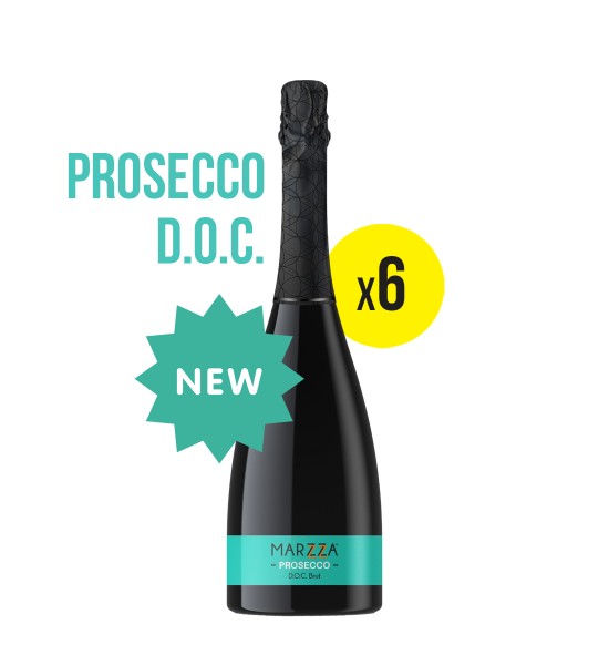 Marzza Prosecco DOC Brut BAX 6 st x 0.75L - 1