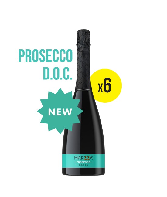 Marzza Prosecco DOC Brut BAX 6 st x 0.75L