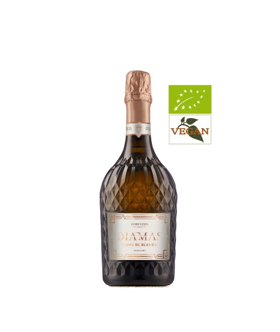 BLANC DE BLANCS - Corvezzo Diamas Blanc de Blancs Extra Dry Organic 0.75L
