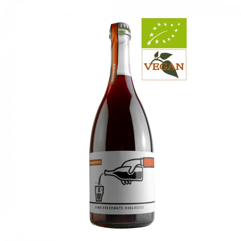 Corvezzo Dopolavoro Rosso Organic Frizzante 0.75L