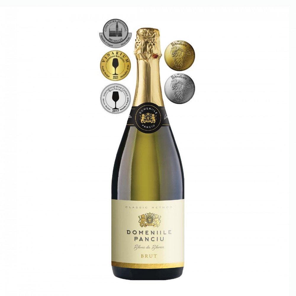Domeniile Panciu Spumant Blanc de Blancs 0.75L  Domeniile Panciu Spumant Blanc de Blancs 0.75L