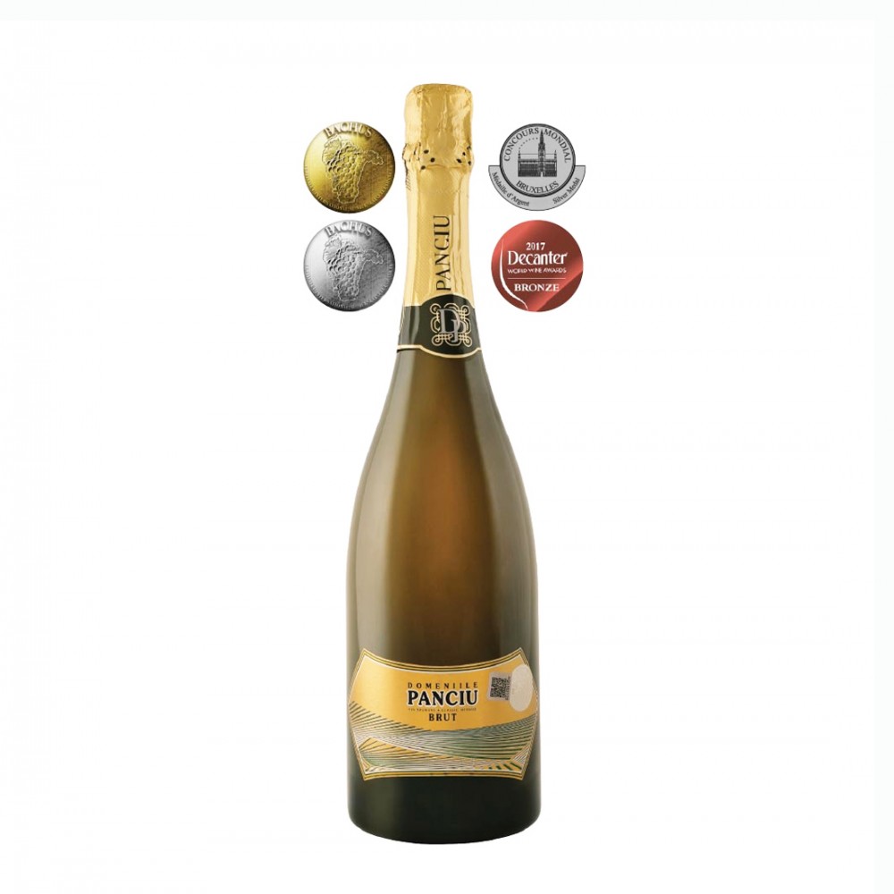 Domeniile Panciu Spumant Classic Brut 0.75L  Domeniile Panciu Spumant Classic Brut 0.75L