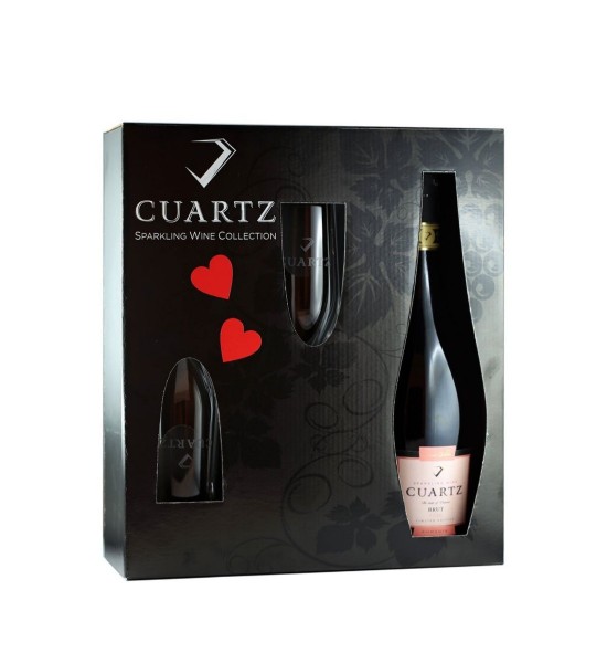 Girboiu Cuartz Rose Brut Gift Set 0.75L  - 1