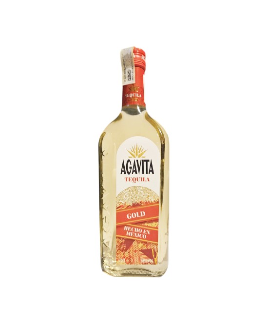 Agavita Gold Tequila 0.7L SUPER CAMPANIE LUNA DECEMBRIE - Agavita Gold Tequila 0.7L
