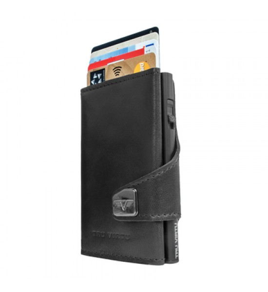 Tru Virtu Portofel Click Slide Nappa Black Black Tru Virtu Portofel Click Slide Nappa Black Black